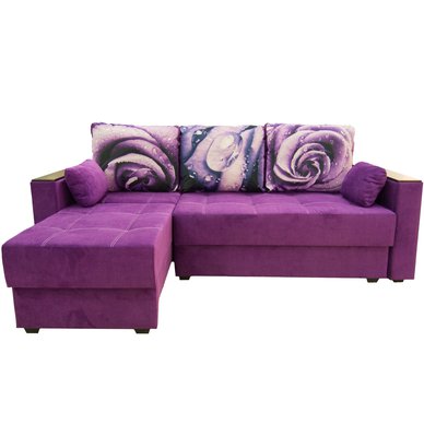 Угловой диван "Оливия-2" с декором