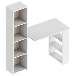 Стол письменный «Бьянко» со стеллажом