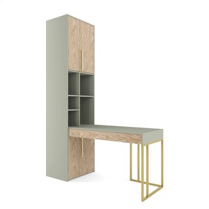 Стол со стеллажом угловой Тури Орегано