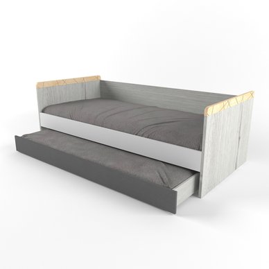 Кровать малая с доп. спальным местом. Спальное место  1700*900
Размер дополнительного спального места 1600х800